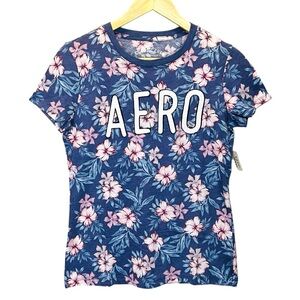 AEROPOSTALE Classic Crew Neck Tops Women T-Shirt Size L